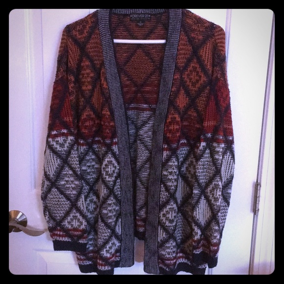 Forever 21 Sweaters - FOREVER 21 🍁 KNIT SWEATER CARDIGAN 1X-2X
